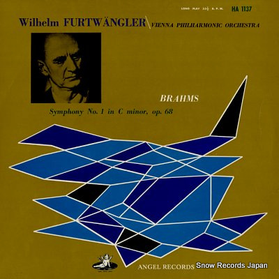 FURTWANGLER, WILHELM brahms; symphony no.1 HA1137