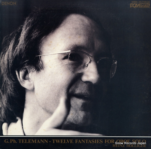 HOLLIGER, HEINZ telemann; twelve fantasies for oboe solo OX-7209-ND