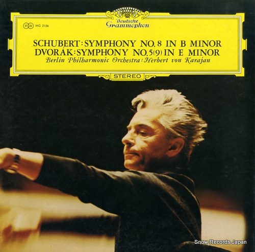 KARAJAN, HERBERT VON schubert; symphony no.8 in b minor (unfinished) MG2156
