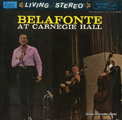 BELAFONTE, HARRY belafonte at carnegie hall SHP-5083