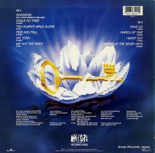 HELLOWEEN keeper of the seven keys part ii 8529-1-R