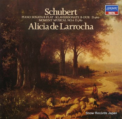 DE LARROCHA, ALICIA schubert; piano sonata no.21 b flat major L28C-1757