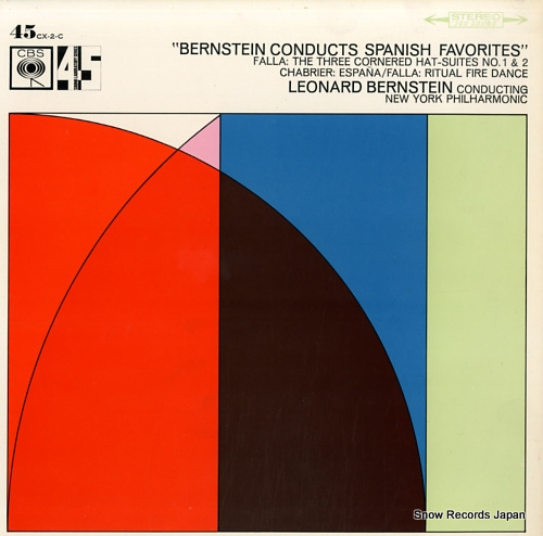BERNSTEIN, LEONARD bernstein conducts spanish favorites 45CX-2-C