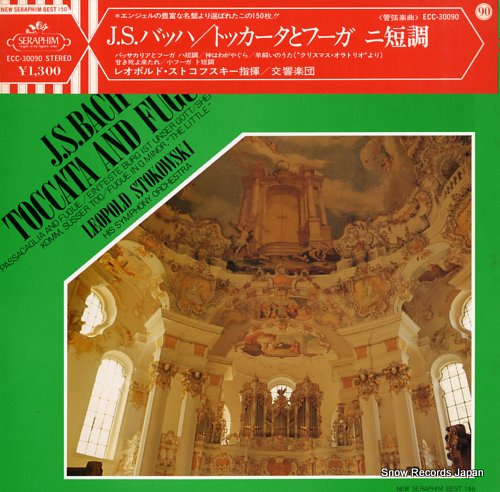 STOKOWSKI, LEOPOLD bach; toccata and fugue ECC-30090