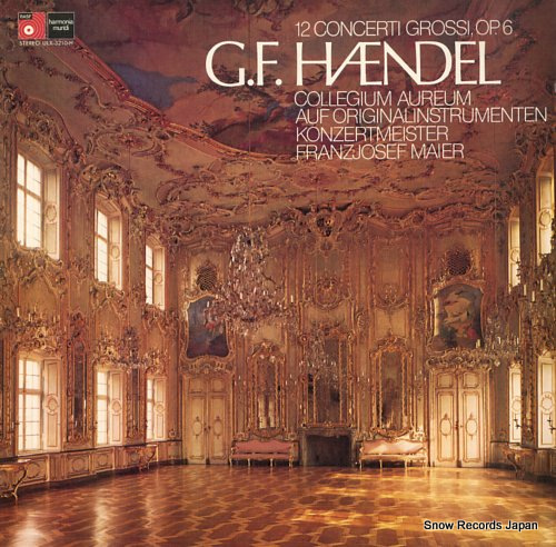 COLLEGIUM AUREUM handel; 12 concerti grossi, op.6 ULX-3210-H