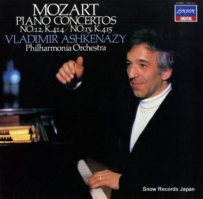ASHKENAZY, VLADIMIR mozart; piano concertos no.12 & no.13 L28C-1574