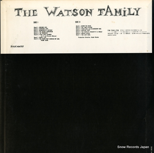WATSON, DOC the watson family YW-7001-FW