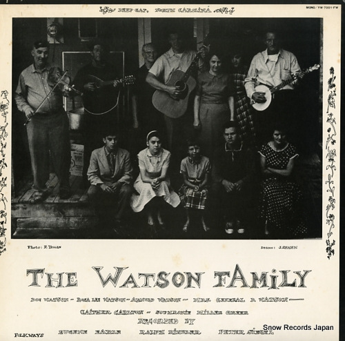 WATSON, DOC the watson family YW-7001-FW