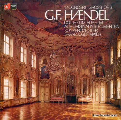 COLLEGIUM AUREUM handel; 12 concerti grossi, op.6 (3) ULX-3212-H - front cover