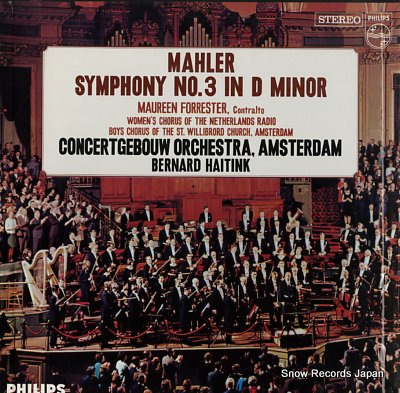 HAITINK, BERNARD mahler; symphony no.3 in d minor SFX-7665-66