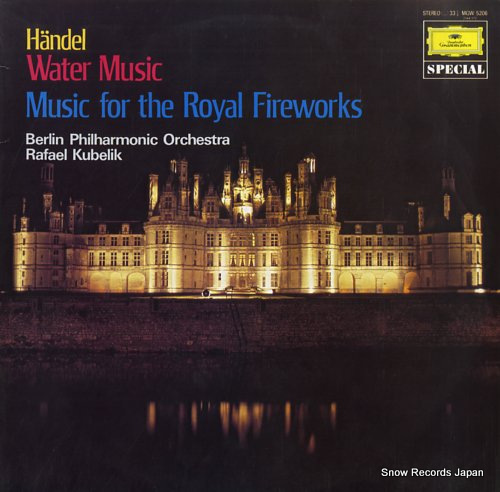 KUBELIK, RAFAEL handel; water music / music for the royal fireworks MGW5206