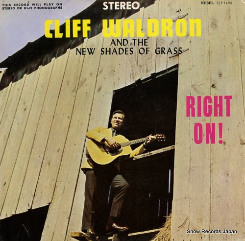 WALDRON, CLIFF right on! SLP1496