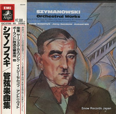 KASPRZYK, JACEK/JERZY SEMKOW/ANTONI WIT szymanowski; orchestral works EAC-87098-100