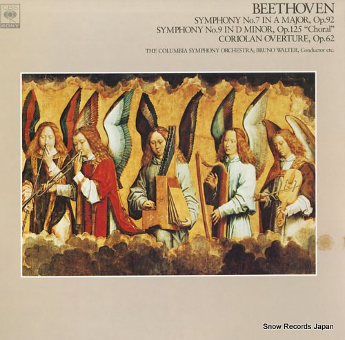 WALTER, BRUNO beethoven; symphony no.7 & 9 
