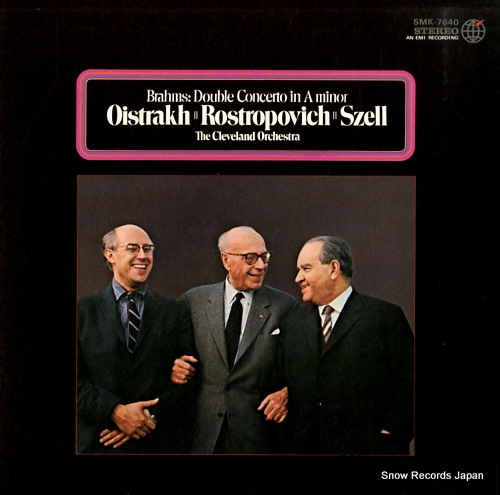 OISTRAKH, DAVID / MSTISLAV ROSTROPOVICH brahms; double concerto in a minor SMK-7640