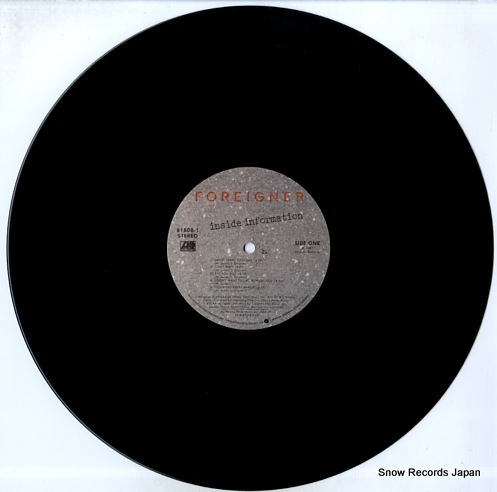 FOREIGNER inside information 781808-1