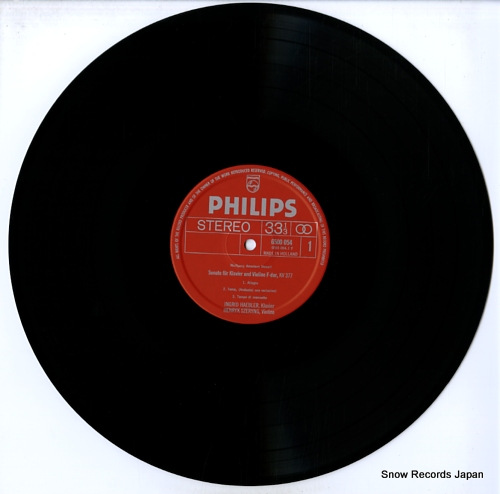 HAEBLER, INGRID / HENRYK SZERYNG mozart; sonaten fur klavier und violine kv 377, 378 6500054