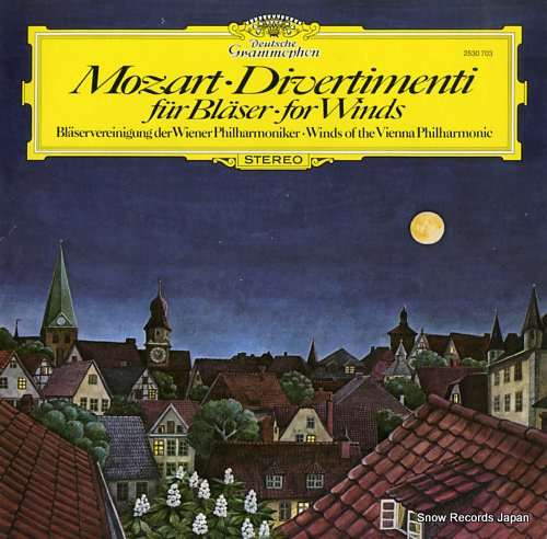 WINDS OF THE VIENNA PHILHARMONIC mozart; divertimenti for winds 2530703