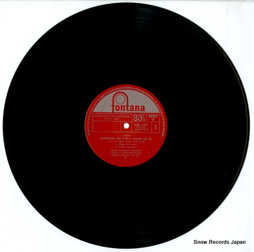 FURTWANGLER, WILHELM brahms; symphony no.4, op.98 FCM-54(M)