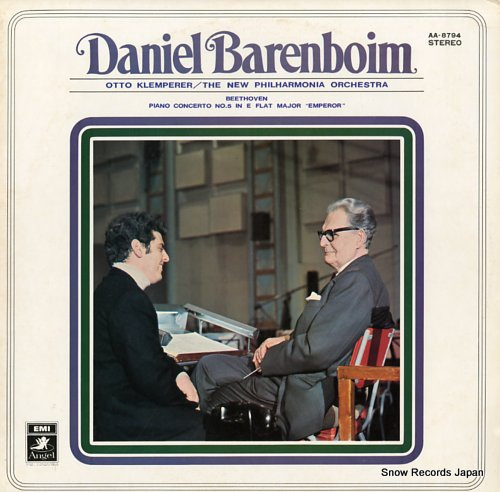 BARENBOIM, DANIEL beethoven; piano concerto no.5 