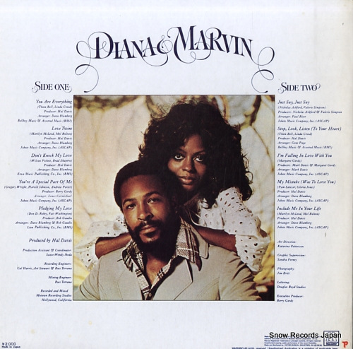 ROSS, DIANA, AND MARVIN GAYE diana & marvin VIP-4132
