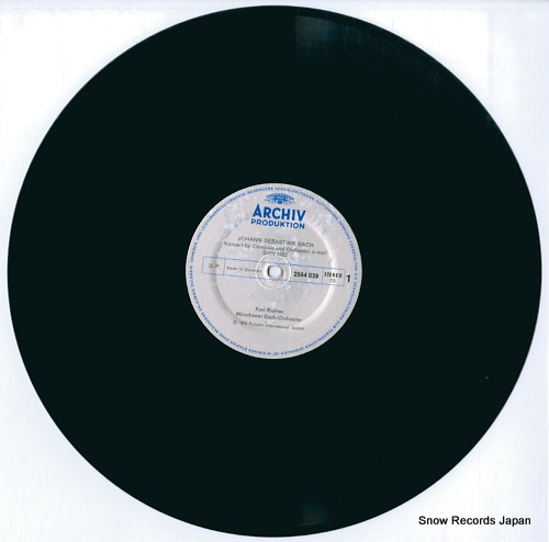 RICHTER, KARL bach; cembalokonzerte 2722009 / 2564039-43