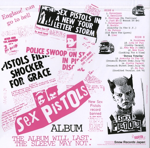 SEX PISTOLS spunk (the demos 1976-1977) RRS159