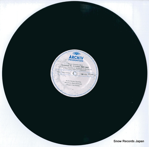 RICHTER, KARL bach; 4 ouverturen bwv1066-1069 2708005 / 198172/73