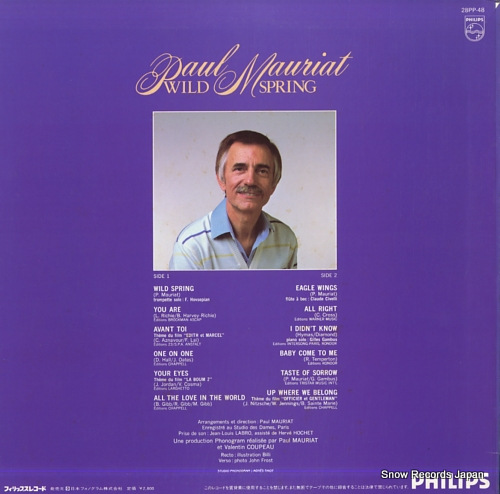 MAURIAT, PAUL wind spring 28PP-48