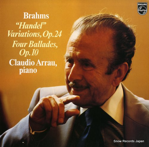 ARRAU, CLAUDIO brahms; 
