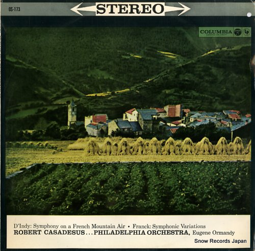 CASADESUS, ROBERT d'indy; symphony on a french mountain air OS-173