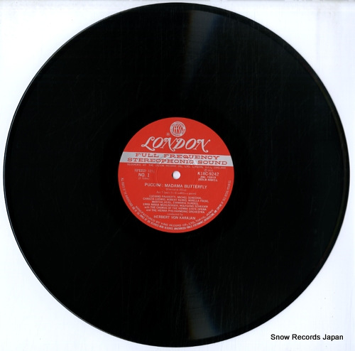 KARAJAN, HERBERT VON puccini; madama butterfly K18C-9242/4