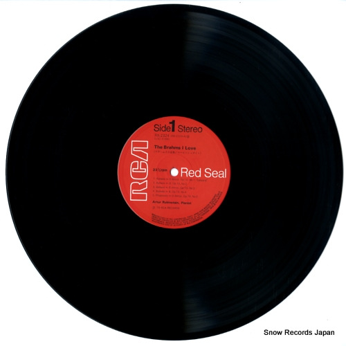 RUBINSTEIN, ARTHUR the brahms i love RX-2324