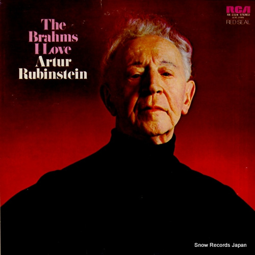 RUBINSTEIN, ARTHUR the brahms i love RX-2324