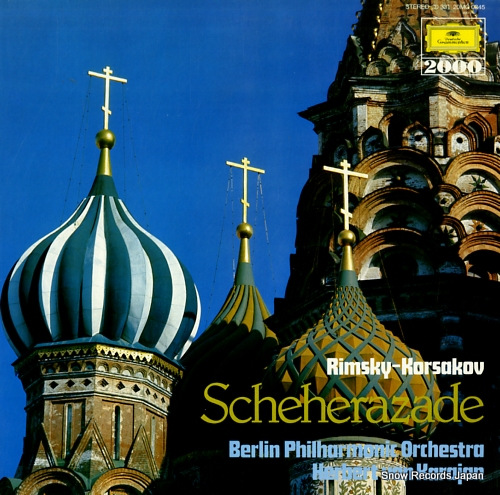 KARAJAN, HERBERT VON rimsky-korsakov; scheherazade 20MG0345