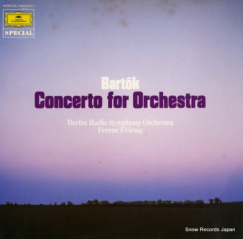 FRICSAY, FERENC bartok; concerto for orchestra MGW5211