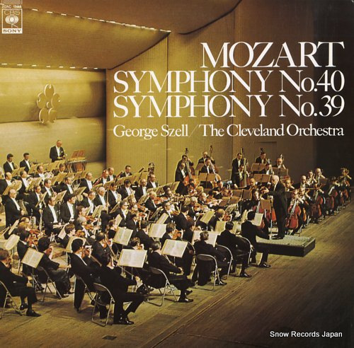 SZELL, GEORGE mozart; symphony no.40 & no.39 20AC1534 - front cover