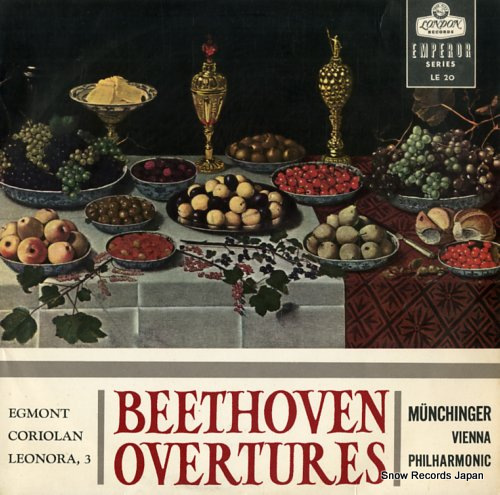 MUNCHINGER, KARL beethoven; overtures LE20