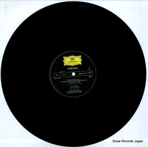 HASKIL, CLARA mozart; piano concertos no.19 & 27 MGW5264