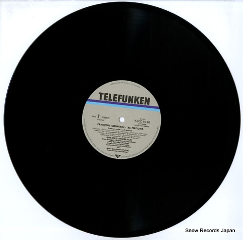 QUADRO AMSTERDAM couperin; les nations K20C8418-9 - disc