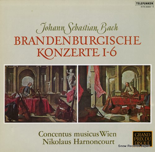 HARNONCOURT, NIKOLAUS bach; brandenburgische konzerte 1-6 K17C-8303-4