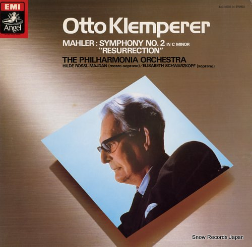 KLEMPERER, OTTO mahler; symphony no.2 