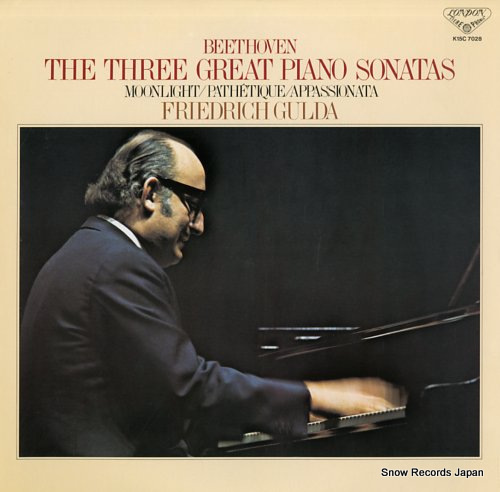 GULDA, FRIEDRICH beethoven; the three great piano sonatas K15C7028