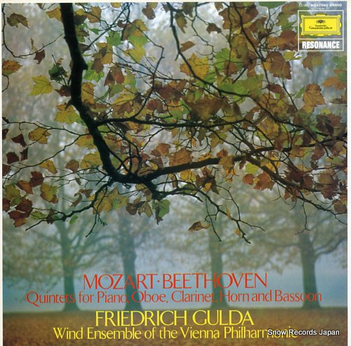 GULDA, FRIEDRICH mozart, beethoven; quintets for piano, oboe, clarinet, horn and bassoon MGX7060