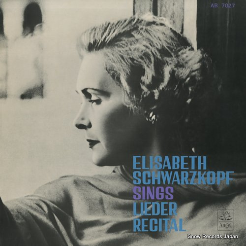 SCHWARZKOPF, ELISABETH sings lieder recital AB7027