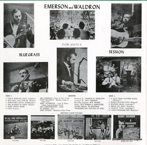EMERSON AND WALDRON bluegrass session LAX6010