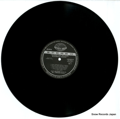 EMERSON AND WALDRON bluegrass session LAX6010