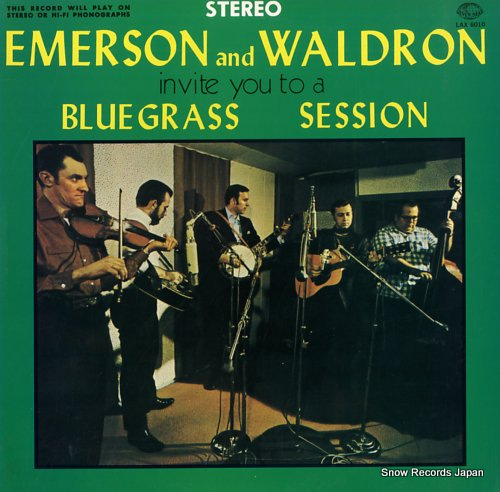 EMERSON AND WALDRON bluegrass session LAX6010