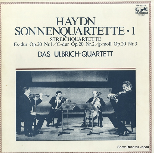 DAS ULBRICH-QUARTETT haydn; sonnenquartett 1 OW-7757-K