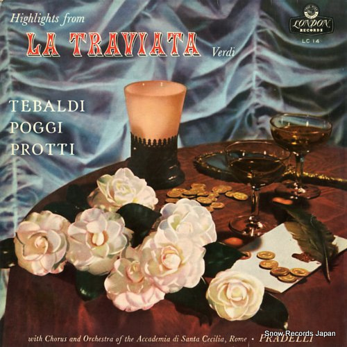 PRADELLI, FRANCESCO MOLINARI verdi; la traviata highlights LC14 - front cover